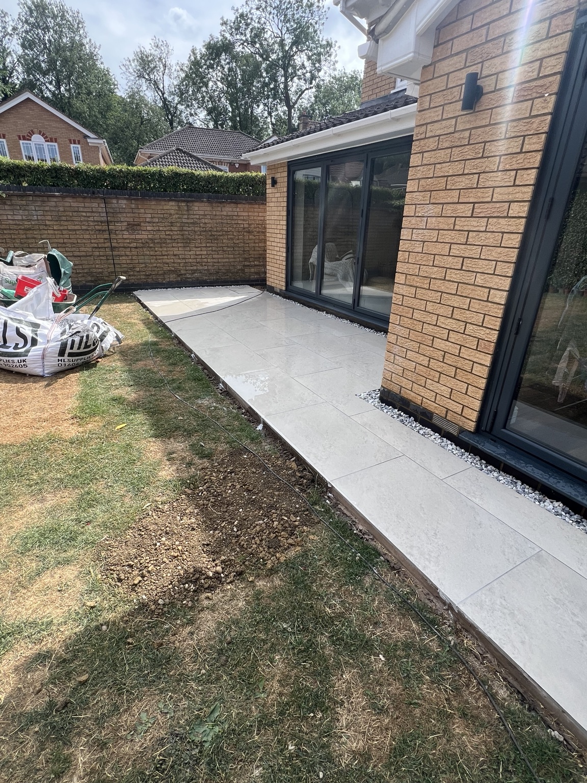 Duston garden before works